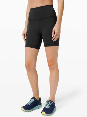 Lululemon Wunder Train High-Rise Short 6" Womens Size 6 Black
